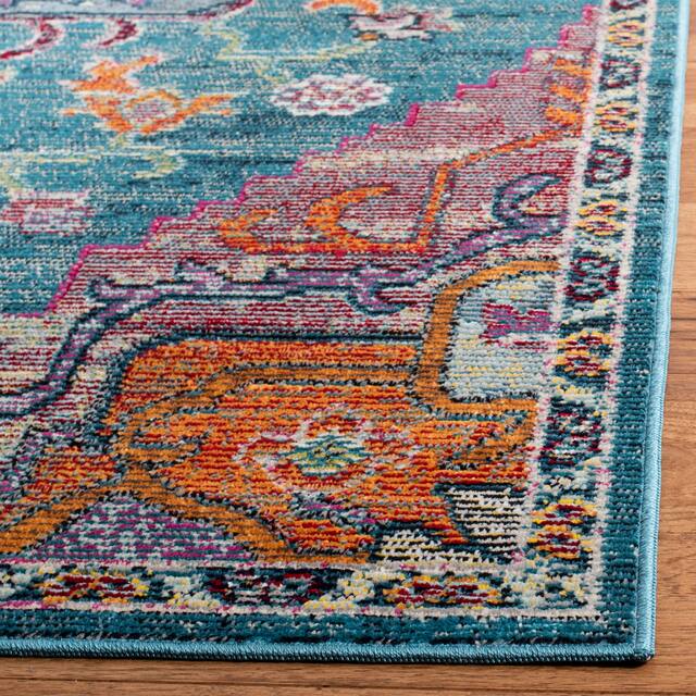 SAFAVIEH Crystal Floretta Vintage Boho Medallion Rug