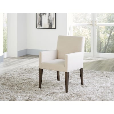 Modesto Upholstered Arm Chair in French Roast
