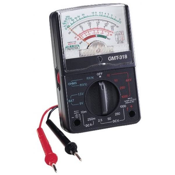 Gardner Bender GMT318 Professional Quality Analog Multimeter, 14 Range