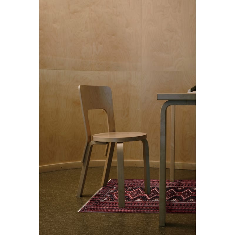 ECARPETGALLERY Hand-knotted Royal Baluch Black, Red Wool Rug - 3'2 x 6'5