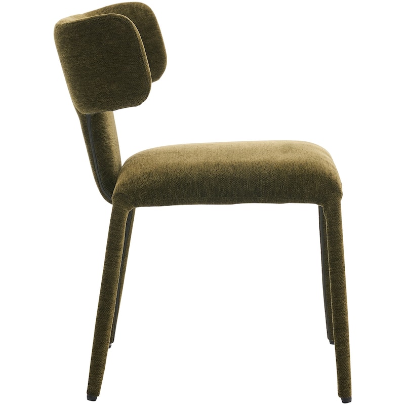 Modern Dining Chairs Set of 2, 18.9"Wx18.5"D Contemporary Fabric Side Chairs