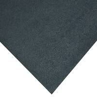 Rubber-Cal Diamond Plate Rubber Flooring Rolls, 3mm x 4ft x 2ft Rolls, Black