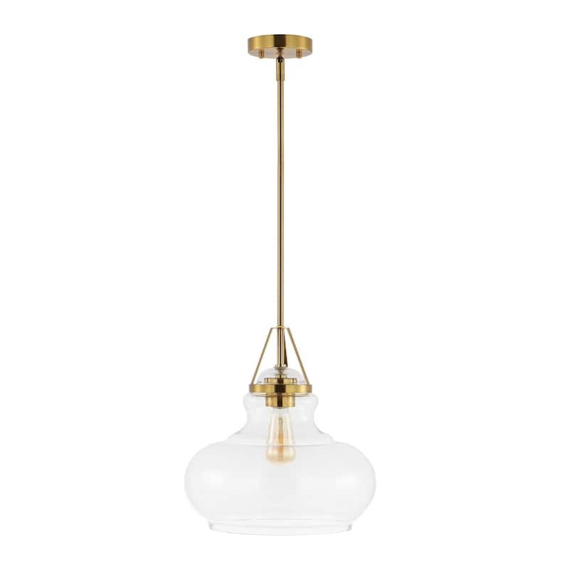 SAFAVIEH Home Lighting Collection Salud 14" Modern & Contemporary Pendant - 14" W x 14" D x 54" H