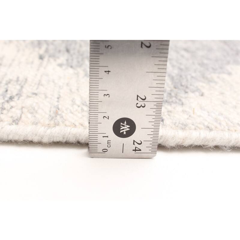 ECARPETGALLERY Flat-Weave Ankara FW Cream Wool Kilim - 5'3 x 7'5