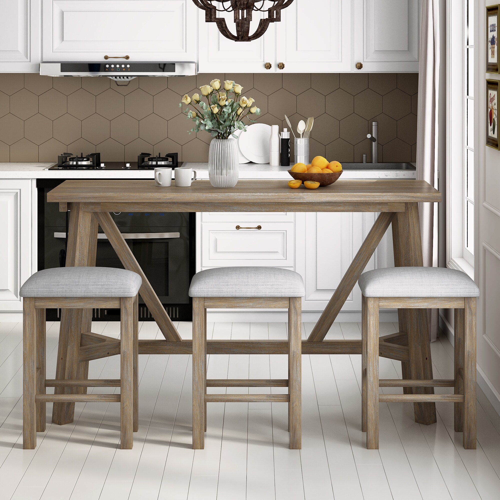 Winsted 4 piece counter height dining set sales
