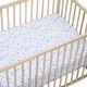 preview thumbnail 5 of 7, Bedtime Originals Airplane/Stars Aviation 2-Pack Fitted Crib/Toddler Sheet Set - Crib