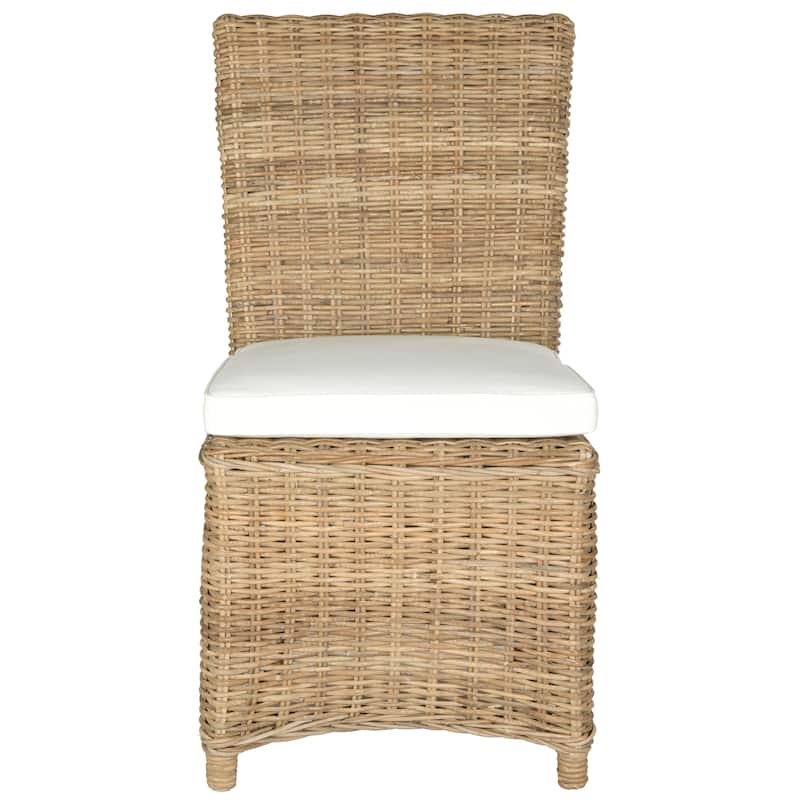 SAFAVIEH Sheila Kubu Soft Rattan Dining Chair (Set of 2) - 20.5" x 26" x 38.6" - 21Wx26Dx39H
