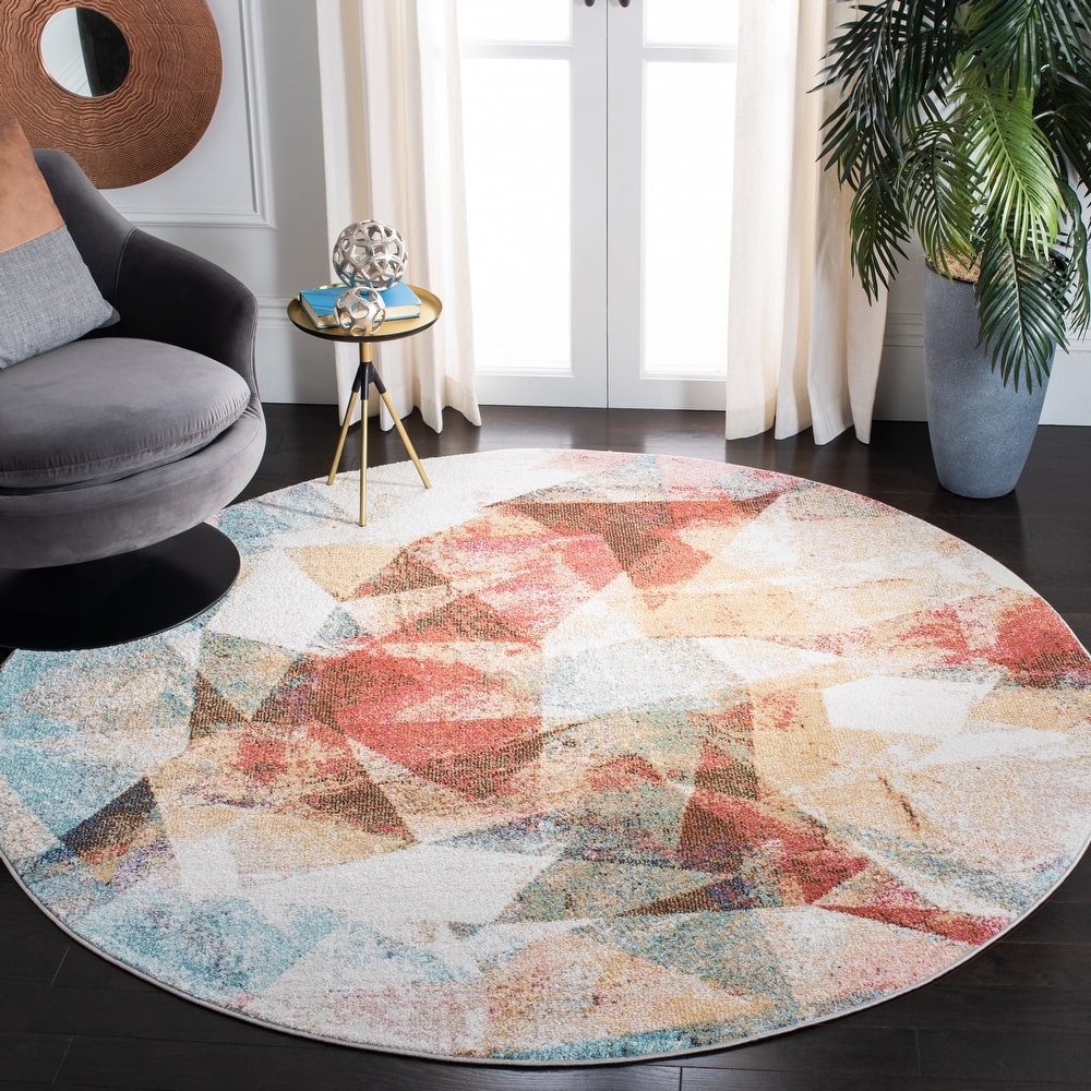 SAFAVIEH Phoenix Hannlenie Modern Abstract Rug