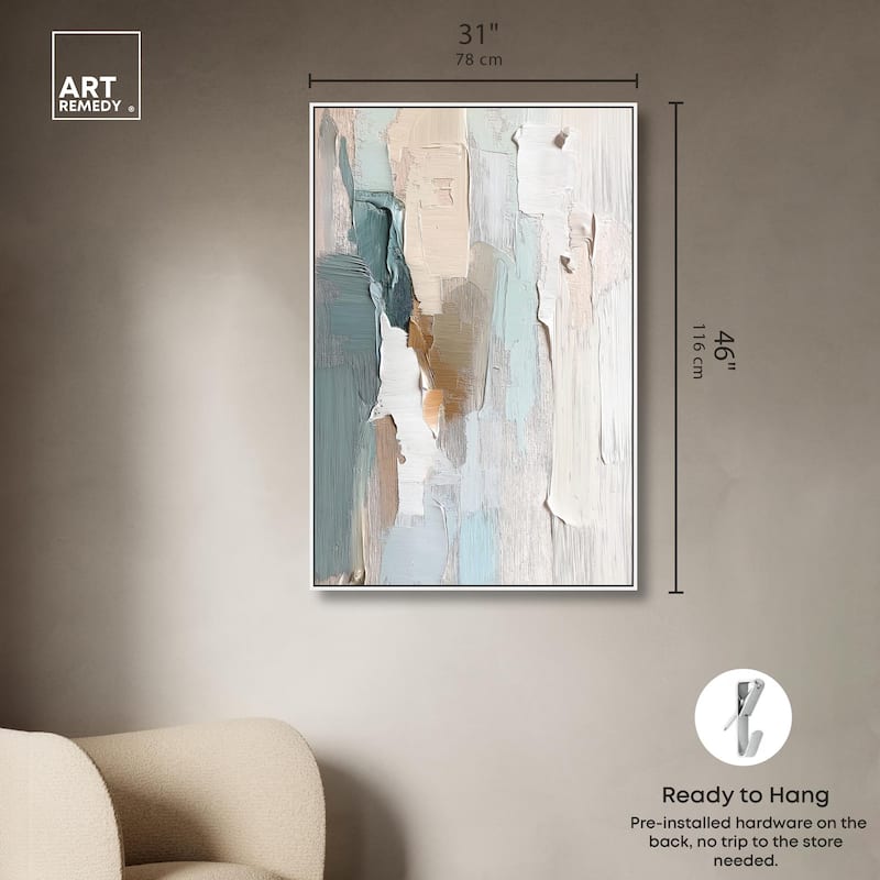 Impasto Intervals I Canvas by Art Remedy
