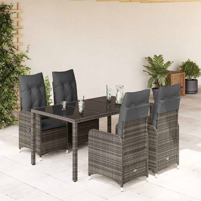 vidaXL Bistro Set Grey - 21.5 x 23.0 x 36.2