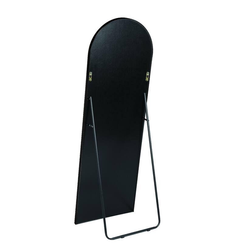 65'' x 22'' Aluminium Alloy Arch Full Length Mirror with Stand