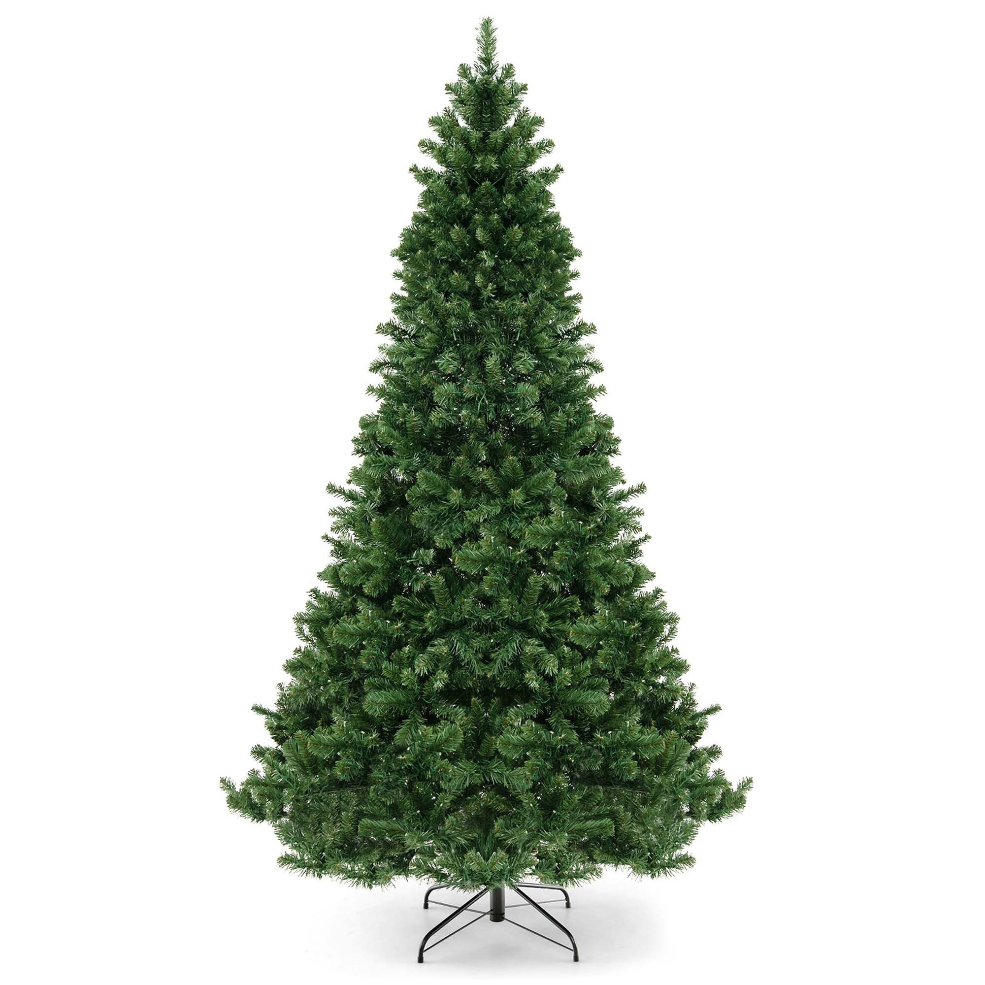 Costway 8 FT Artificial Xmas Tree with 1498 PVC Branch Tips 880