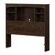 preview thumbnail 15 of 17, South Shore Navali Bookcase Headboard