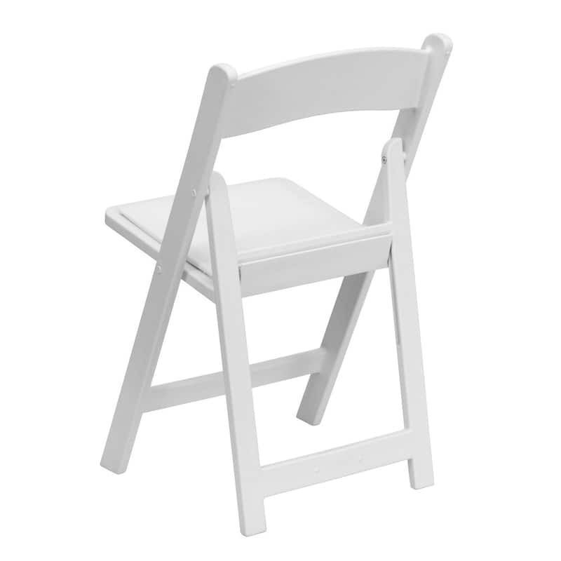 Set of 2 Folding Chairs with Padded Seats - 18"D x 17.25"W x 30.75"H