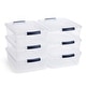 preview thumbnail 49 of 76, Rubbermaid Cleverstore 30 Quart Plastic Storage Tote Container with Lid (6 Pack) 16 Qt - 6 Pack