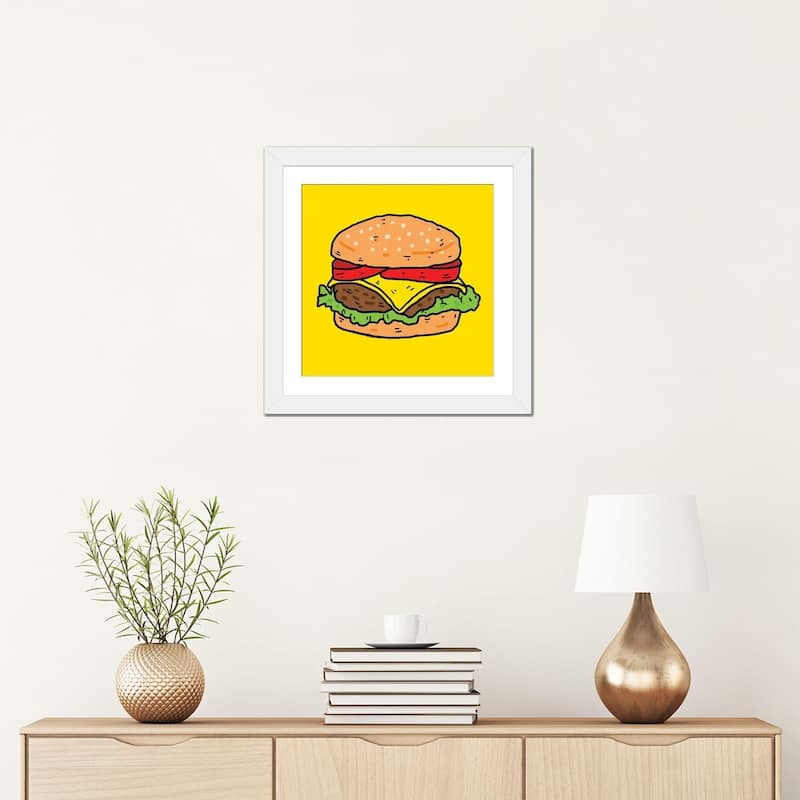 iCanvas "Burger" by Nick Cocozza