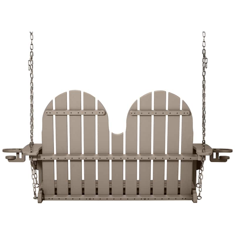 Hanniford Poly Adirondack 50 Inch Porch Swing