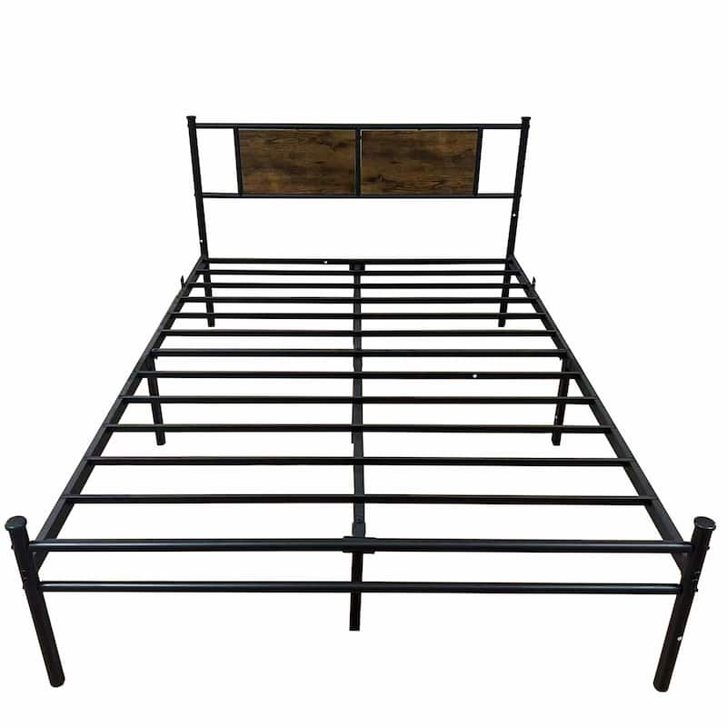 Engineered Wood Bed Frame, Natural Finish