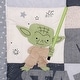 preview thumbnail 7 of 8, Lambs & Ivy Star Wars Classic 3-Piece Baby Crib Bedding Set - Yoda/Darth Vader