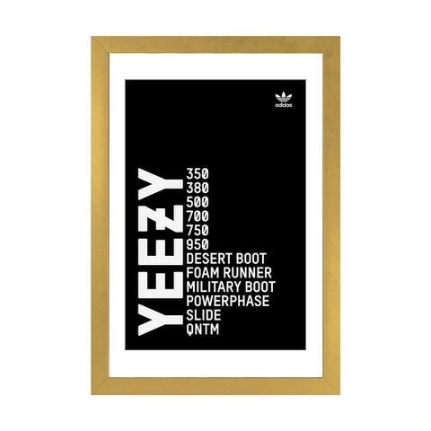 iCanvas "Yeezy (Black)" by avesix