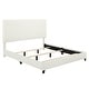 preview thumbnail 23 of 21, Bridgevine Home Tall White Boucle Panel Headboard Upholstered Platform Bed
