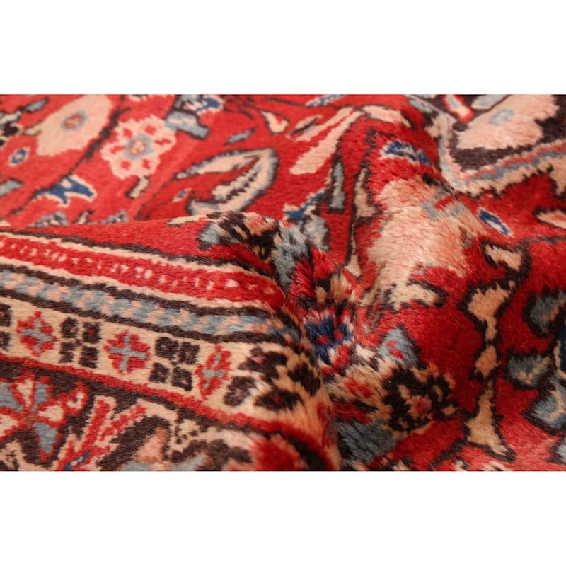 ECARPETGALLERY Hand-knotted Andelz Red Wool Rug - 4'6 x 6'9