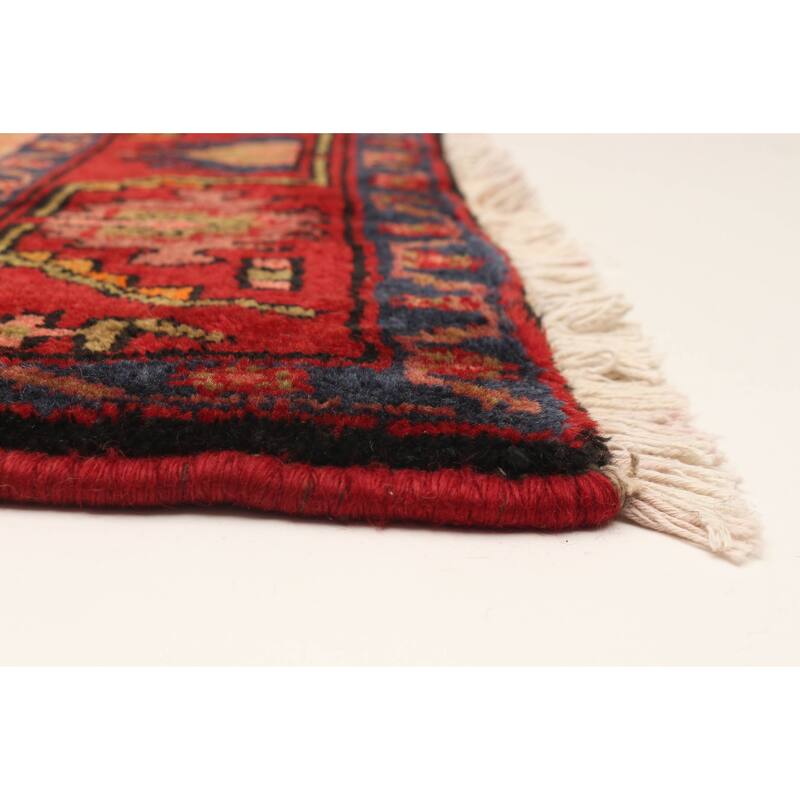 ECARPETGALLERY Hand-knotted Andelz Navy Wool Rug - 4'5 x 6'7