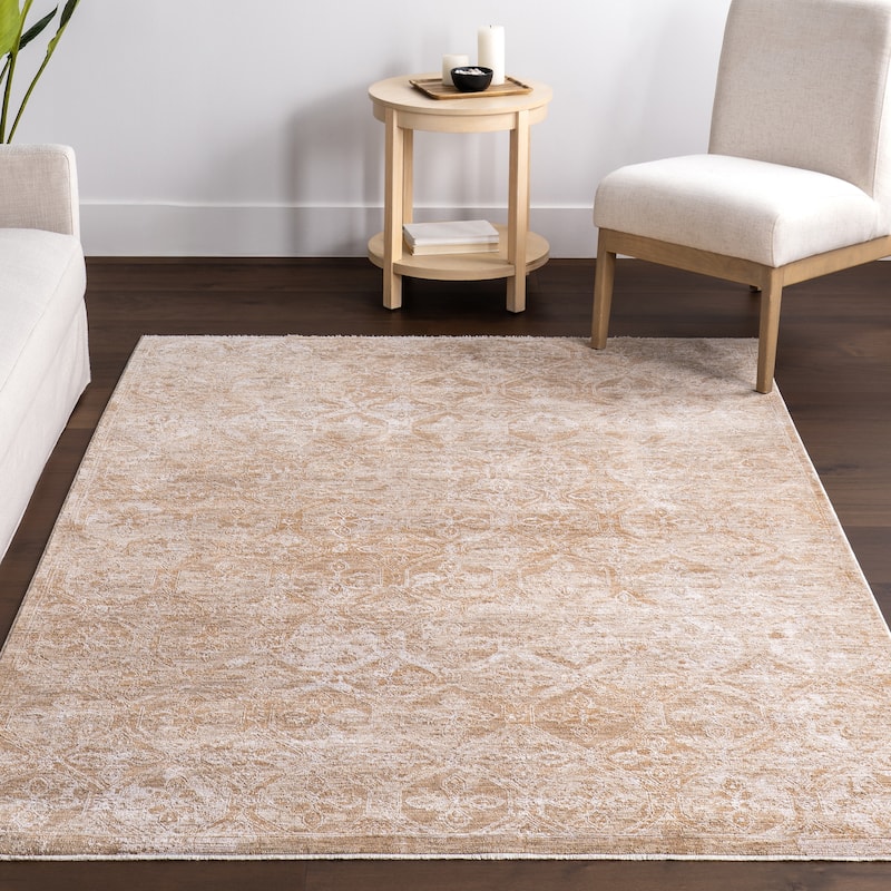 Nuloom Sevilla Medallion Fringe Area Rug