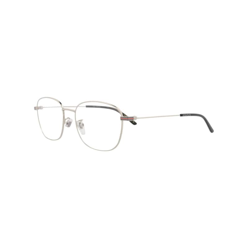Gucci Square-Frame Metal Optical Frames