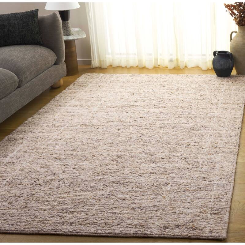 SAFAVIEH Handmade Natura Kotrina Wool Rug - Beige/Ivory - 5' x 8'