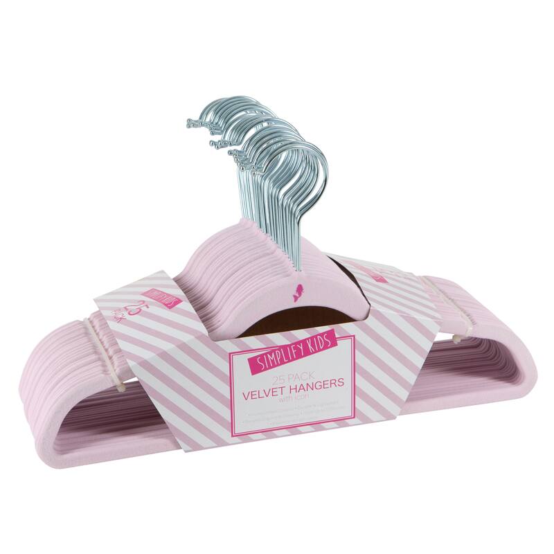 Simplify Kids Velvet Hangers
