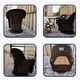 preview thumbnail 4 of 7, 3 PCS Dark Wicker Patio Bistro Set with Round Coffee Table & Cushions