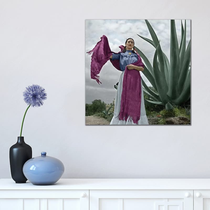 iCanvas "Frida Kahlo (1907-1954)" by Toni Frissell Canvas Print - 18x18x1.5