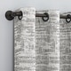 preview thumbnail 20 of 31, Sun Zero Parrish Distressed Grid Thermal Extreme Total Blackout Grommet 1-Piece Curtain Panel, Single Panel