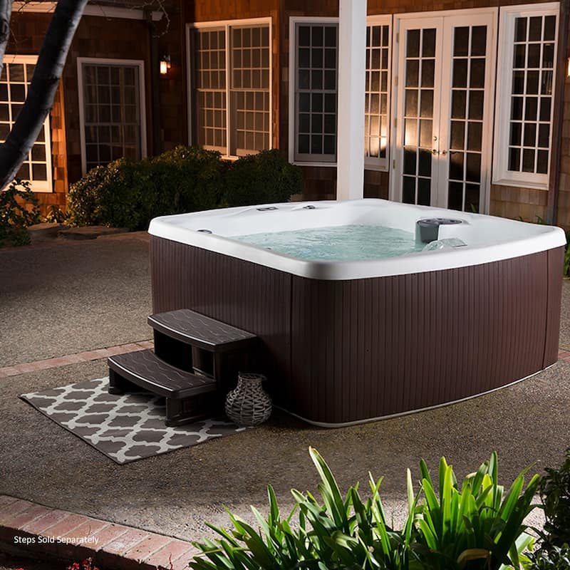 Lifesmart LS500 Plus 5-Person 23-Jet 110v Plug and Play Spa with Thermal Locking Cover