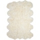 preview thumbnail 32 of 34, SAFAVIEH Handmade Sheepskin Aybek Genuine Pelt Rug 6' x 9' - Natural/White - Rectangle