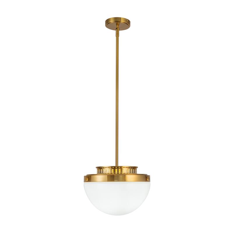 Artcraft Dahlia 1-Light Pendant - 12" W