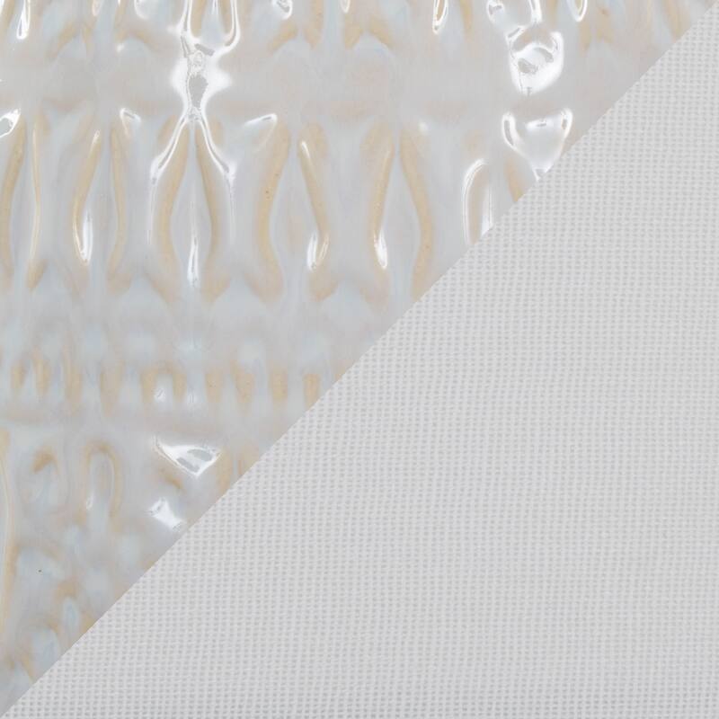 Porch & Den Claudia 20" Ceramic Table Lamp with Patterned Base & Linen Shade (Set of 2) - 20