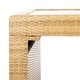 preview thumbnail 17 of 46, SAFAVIEH Horus 59-Inch Glass 7-Piece Outdoor Dining Set, Coastal