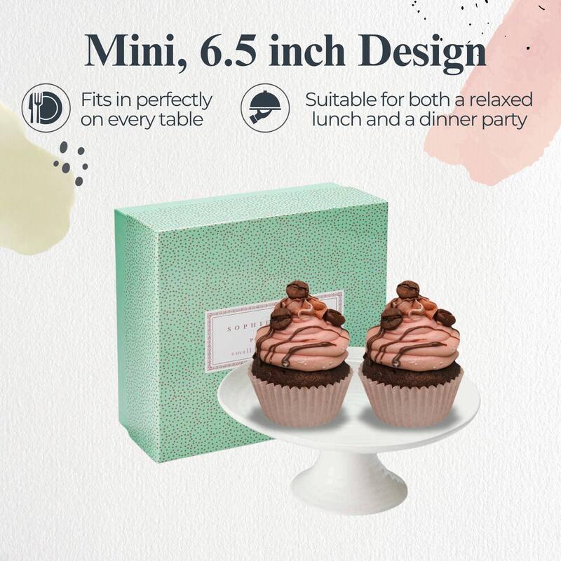 Portmeirion Sophie Conran White Mini Cake Stand - 6.5-inch