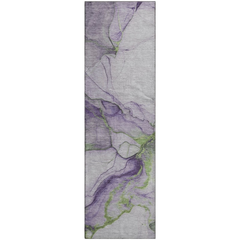 Premium Washable Super Soft Modern Crackle Mayfield Rug