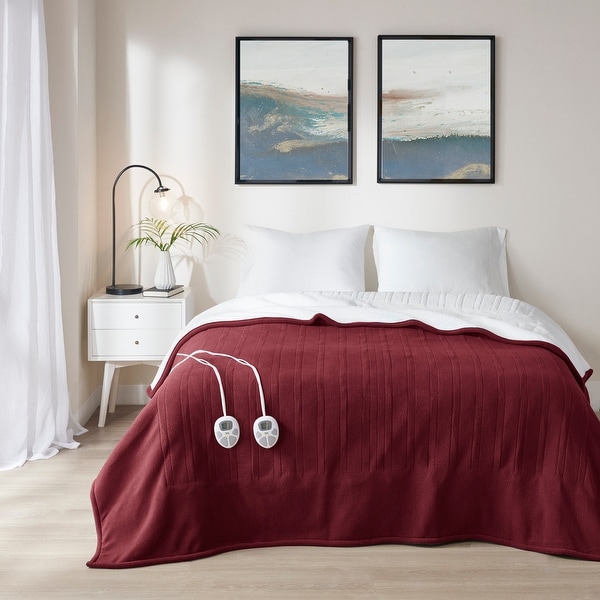 Fleece to Sherpa Heated Blanket by Serta - On Sale - Bed Bath