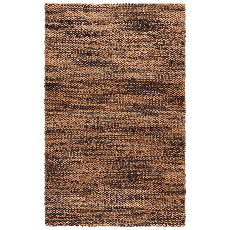 SAFAVIEH Handmade Natural Fiber Couture Francette Jute Rug - 4' x 6' - Natural/Brown