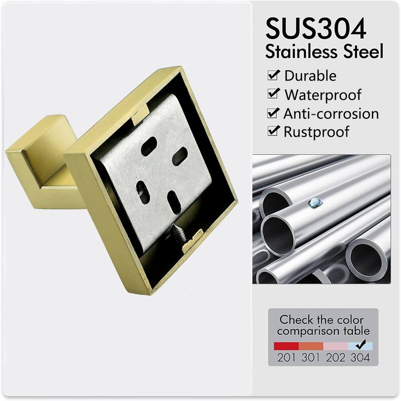 AITINKAN Robe Hook and Towel Hook in Stainless Steel