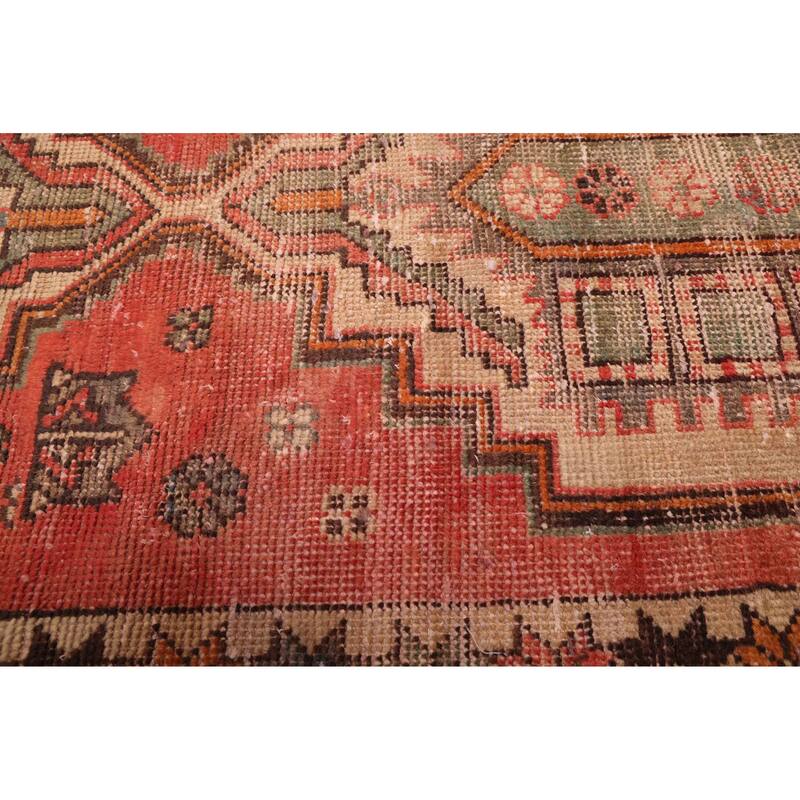 ECARPETGALLERY Hand-knotted Antalya Vintage Red Wool Rug - 2'10 x 9'4