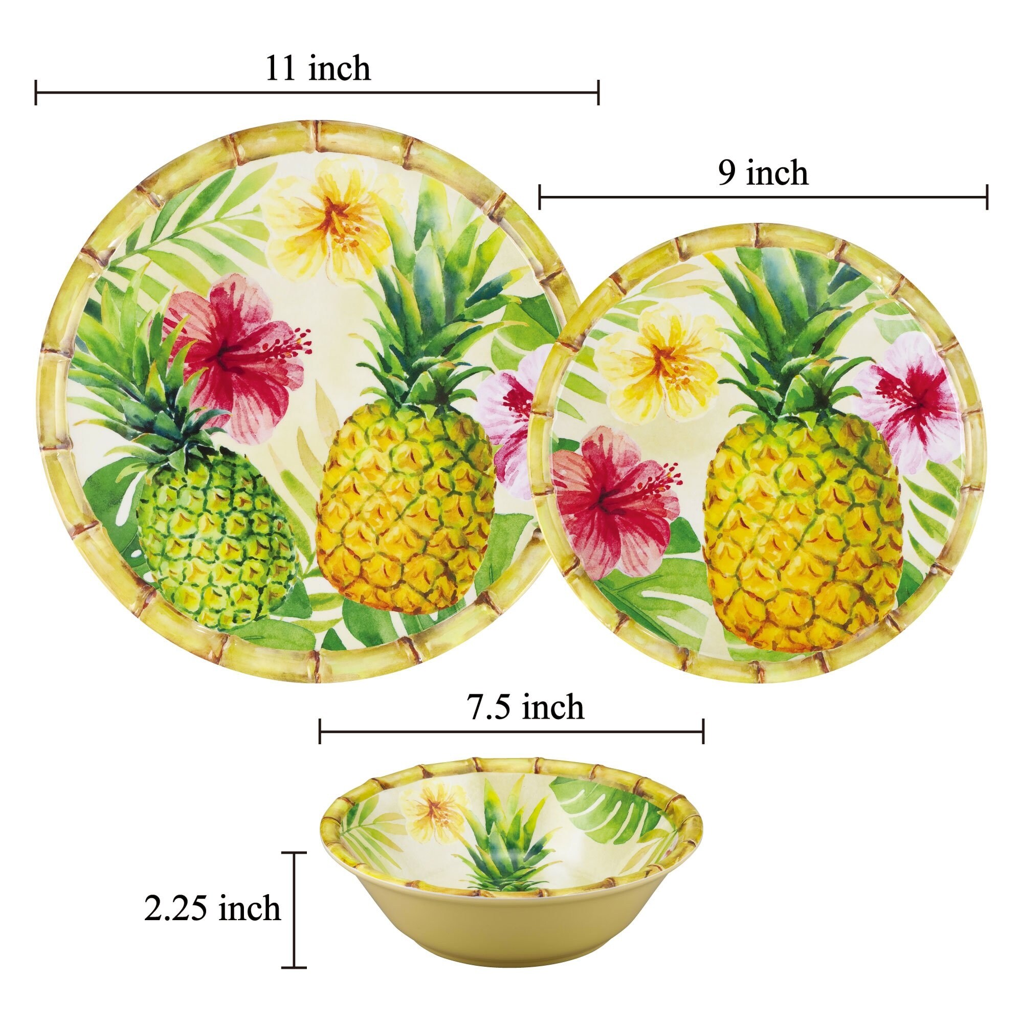 Pineapple new arrivals dinnerware set