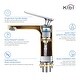 preview thumbnail 10 of 25, Lead Free Solid Brass Single Handle Bathroom Vanity Sink Faucet with Water Hose