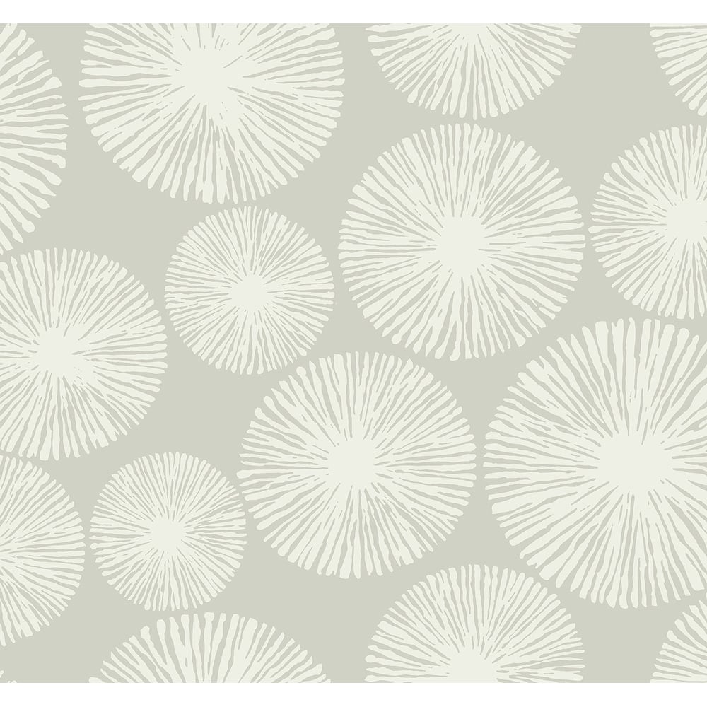 Seabrook Designs Yvette Sunburst Unpasted Wallpaper