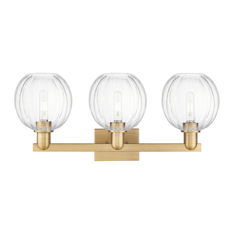 Innovations Lighting Downtown Urban - Preston - 3 Light 26" Globe Shade Bath Vanity Light
