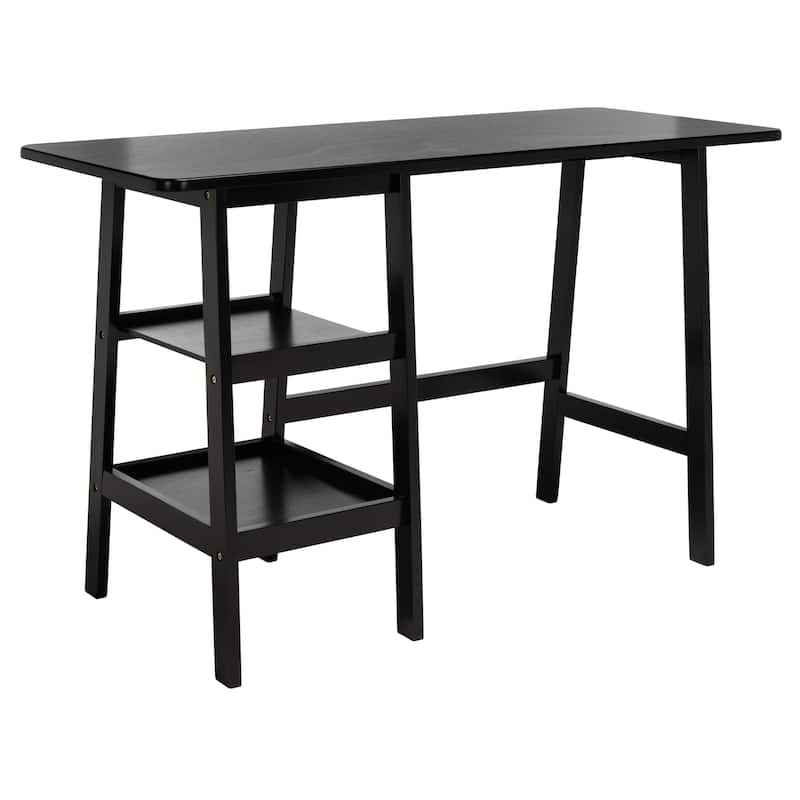SAFAVIEH Cuba 2-Shelf Work Office Desk